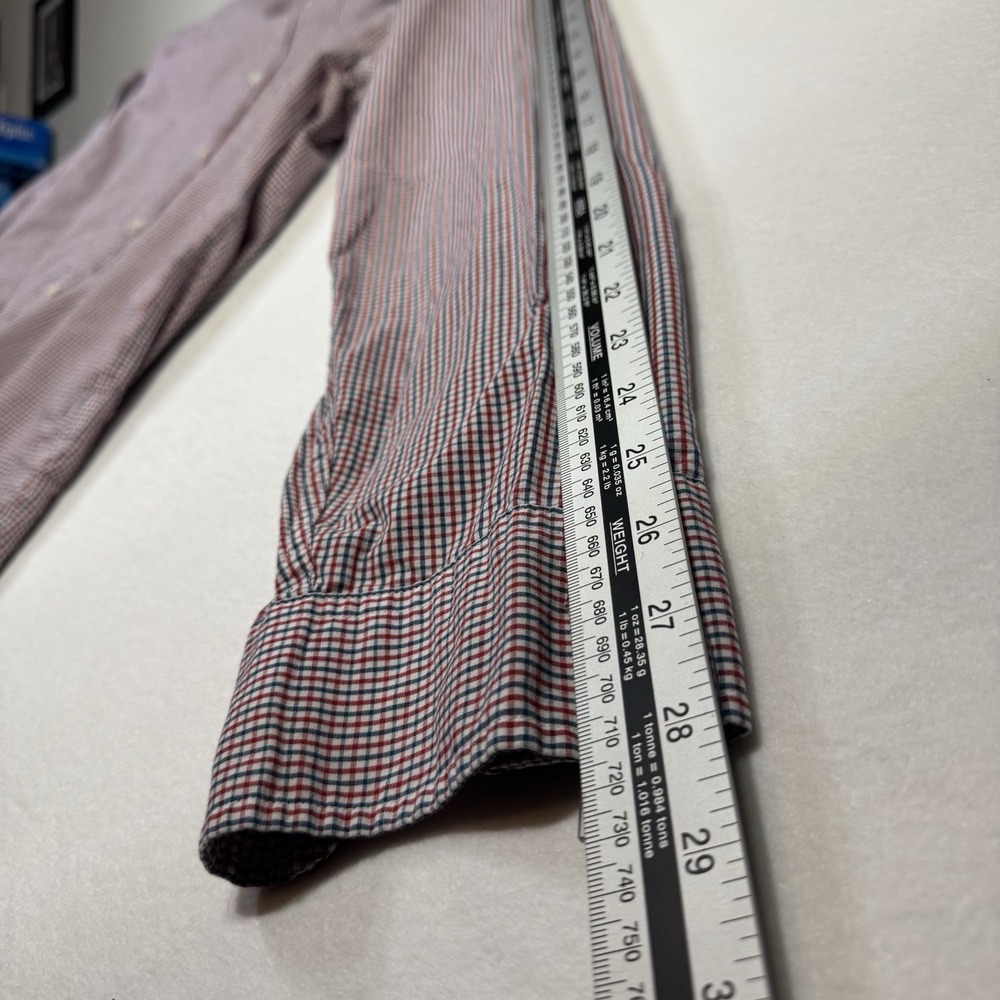 J CREW - Men's Button Down Cotton Long Sleeve Shirt Size XL Tall (XL-T) - Picture 4 of 7